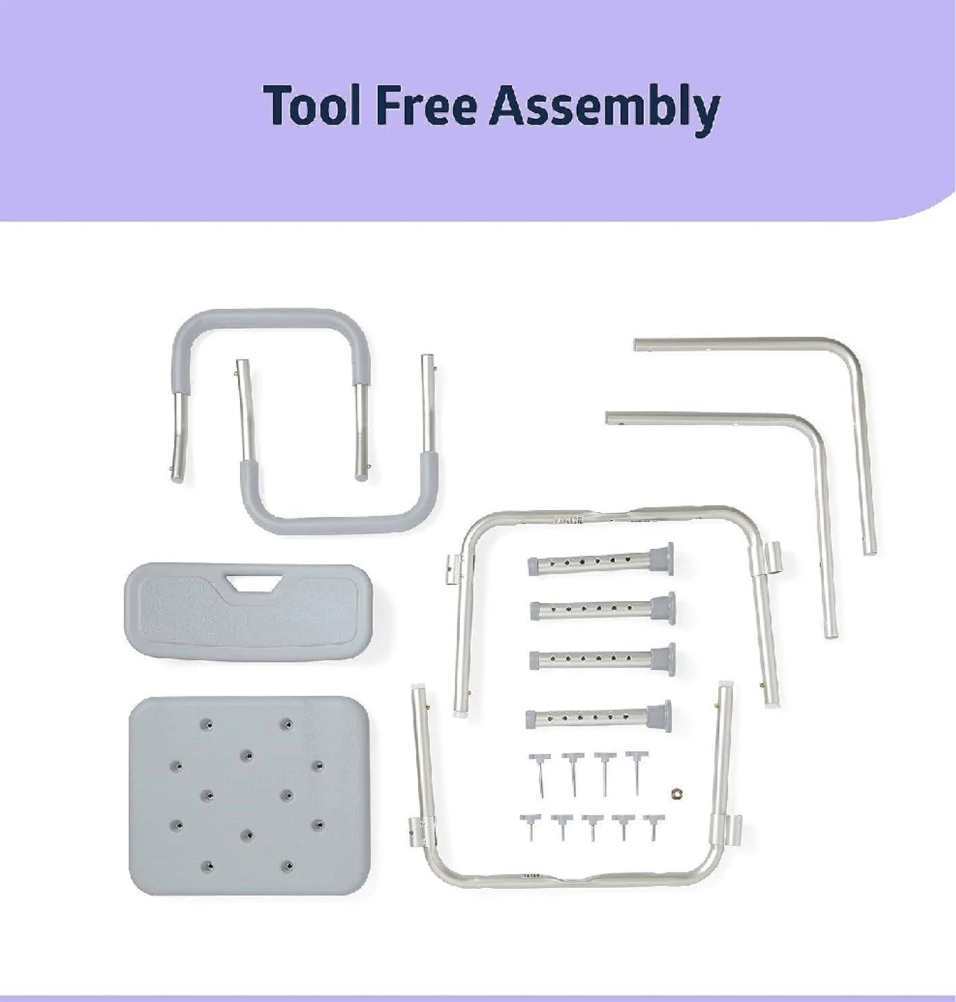 Adjustable Bath Seat with Back and Arms - photo 3