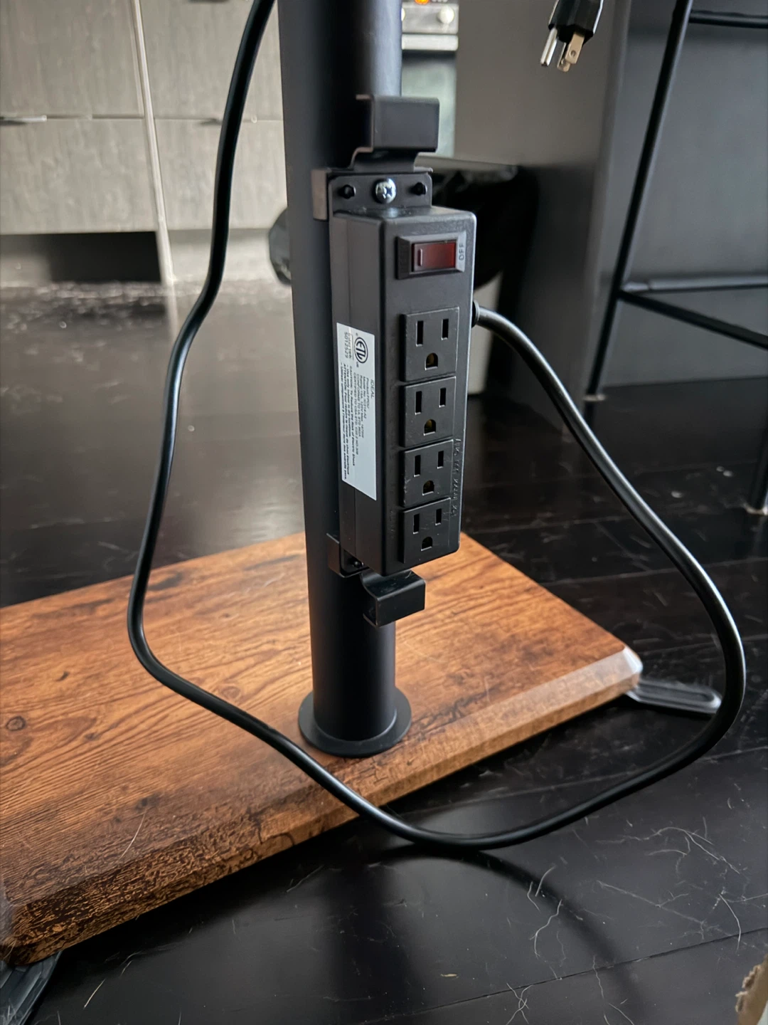 TV Stand with Built-in Power Strip - photo 4