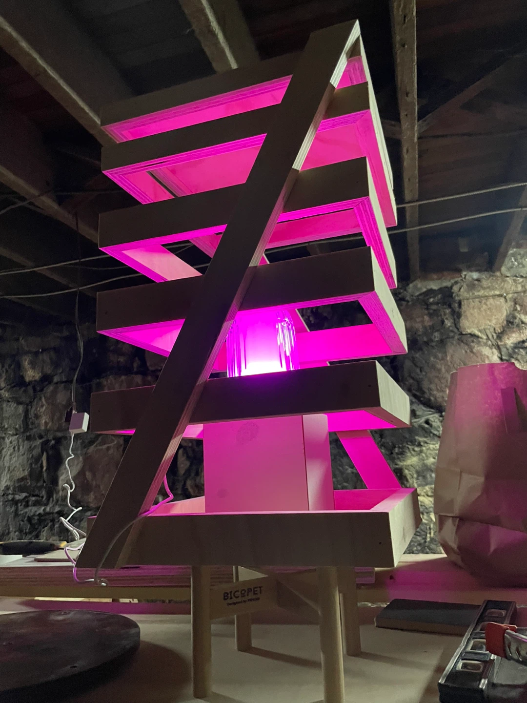 Unique DIY Wood Accent Lamp - photo 3