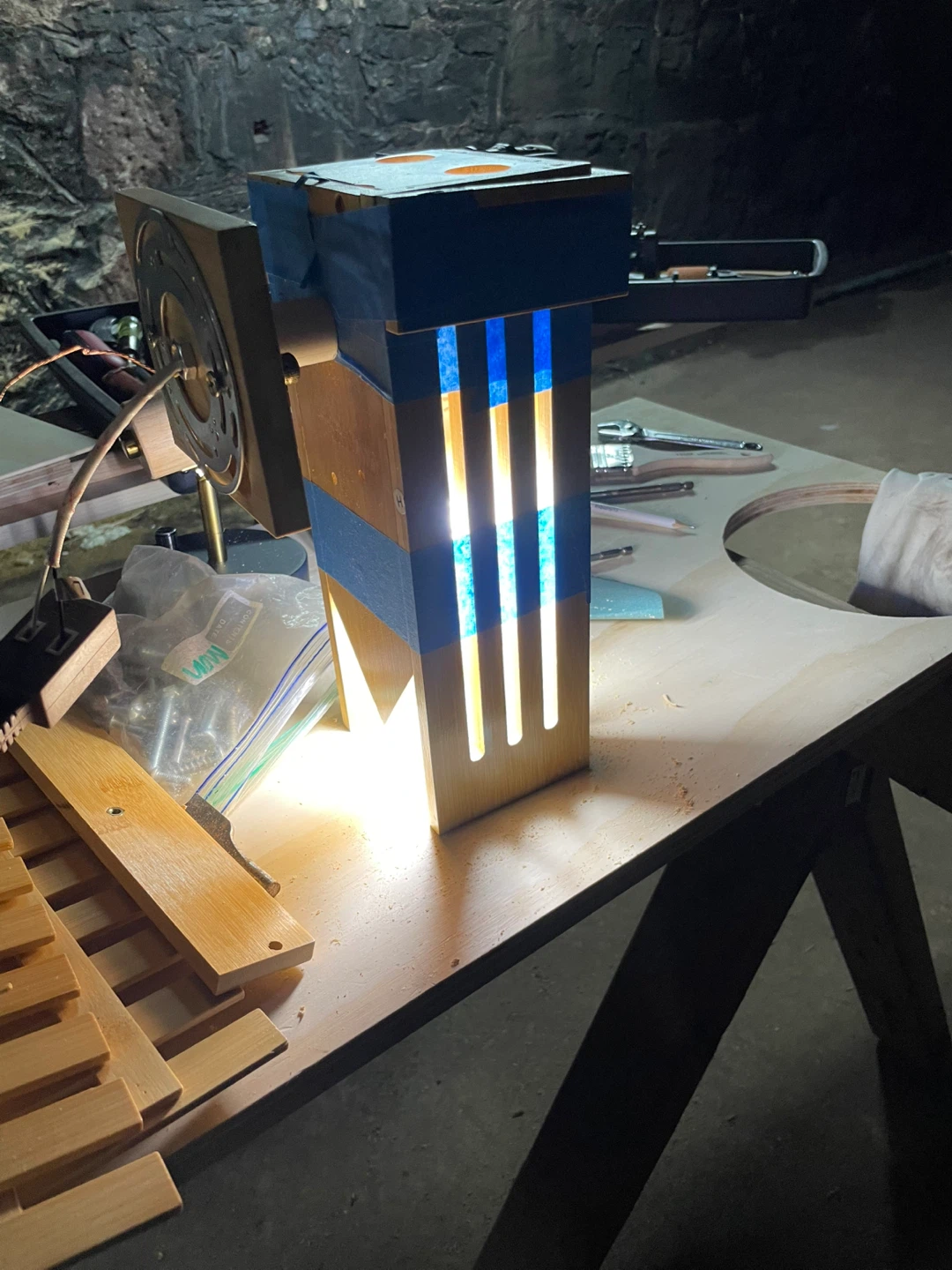 Unique DIY Wood Accent Lamp - photo 5