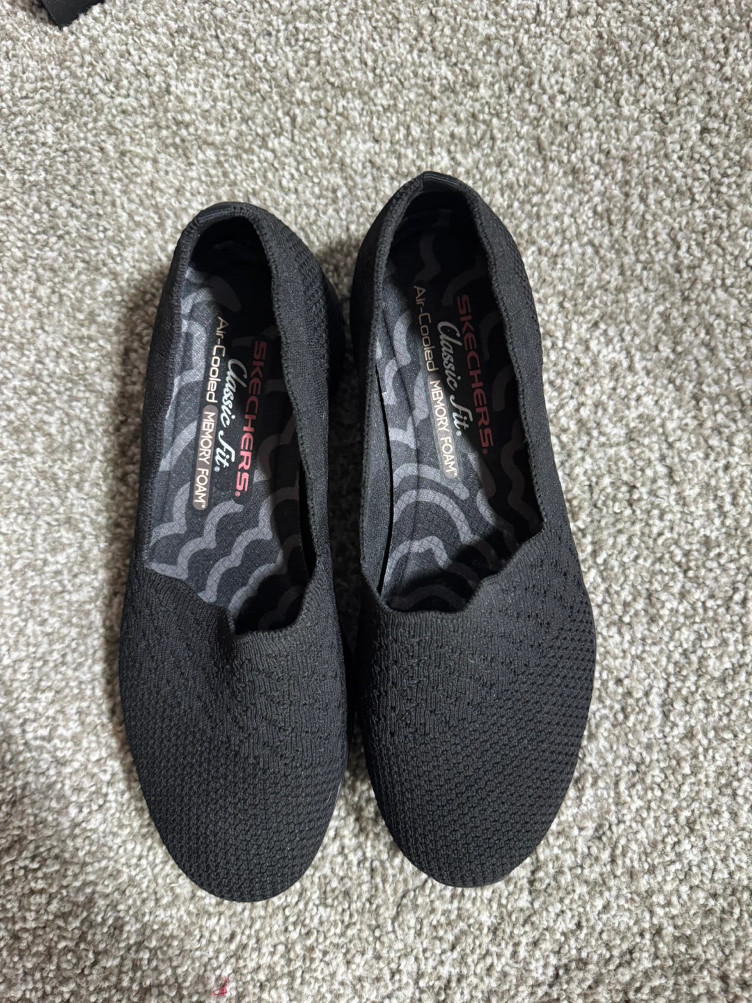 Skechers Women's Black Air-Cooled Memory Foam Flats - photo 2