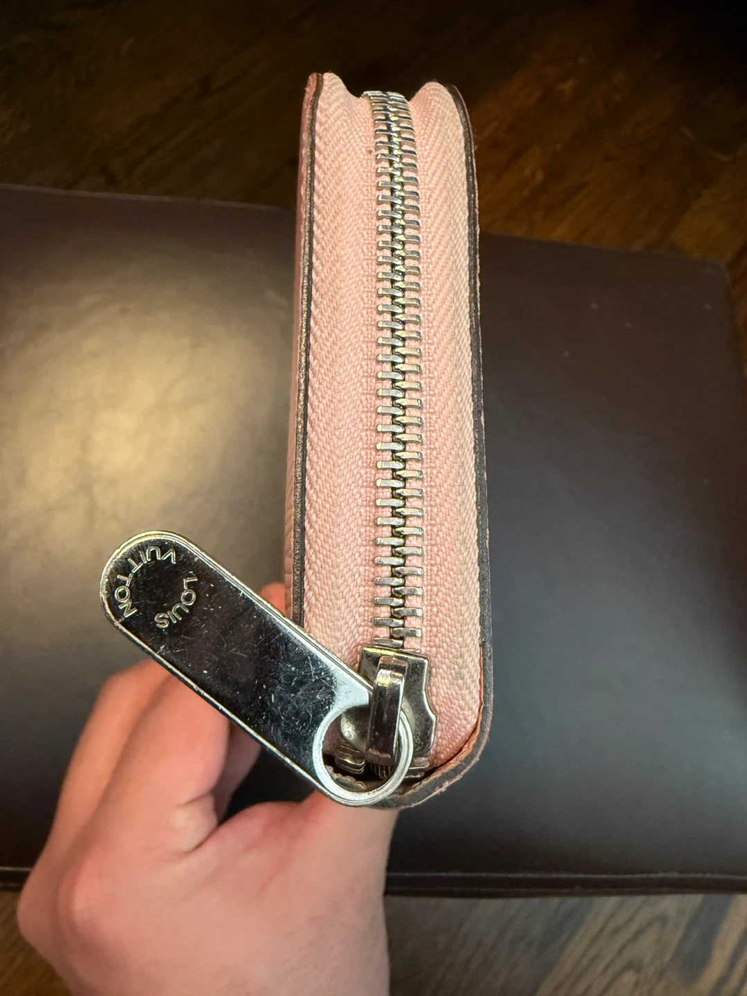 Louis Vuitton Women Zippy Wallet - Pink Leather Long Wallet - photo 4
