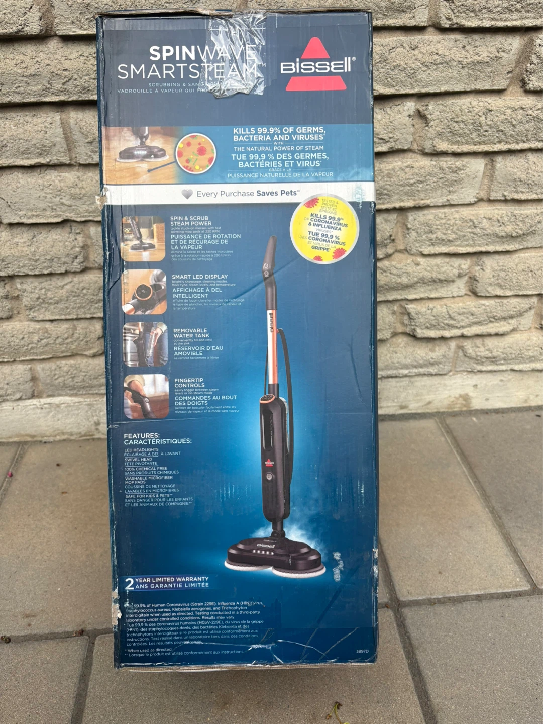 Bissell SpinWave SmartSteam Mop - photo 4