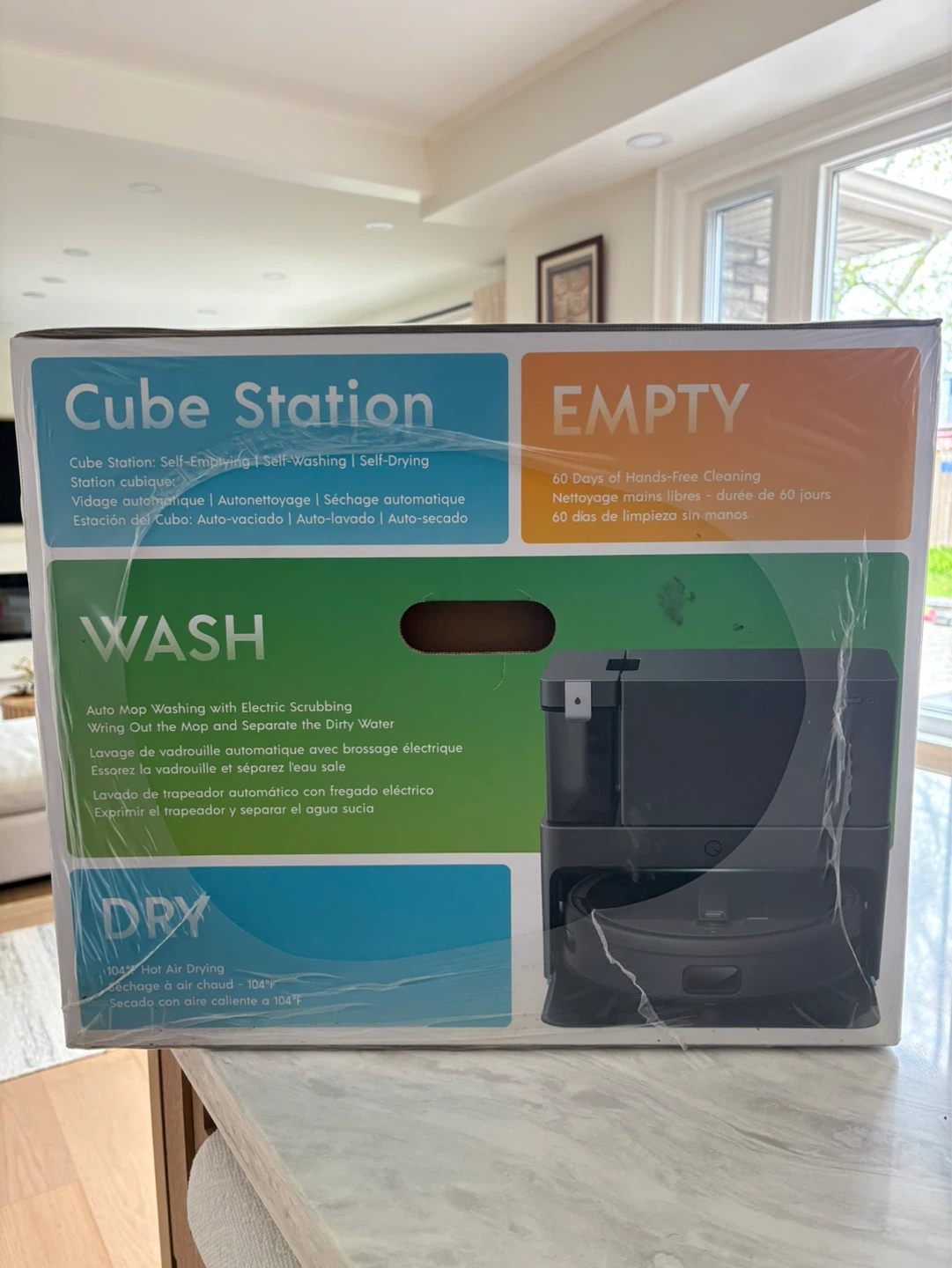 Yeedi Cube Pro Robot Vacuum and Mop with Auto-Cleaning Station - photo 3