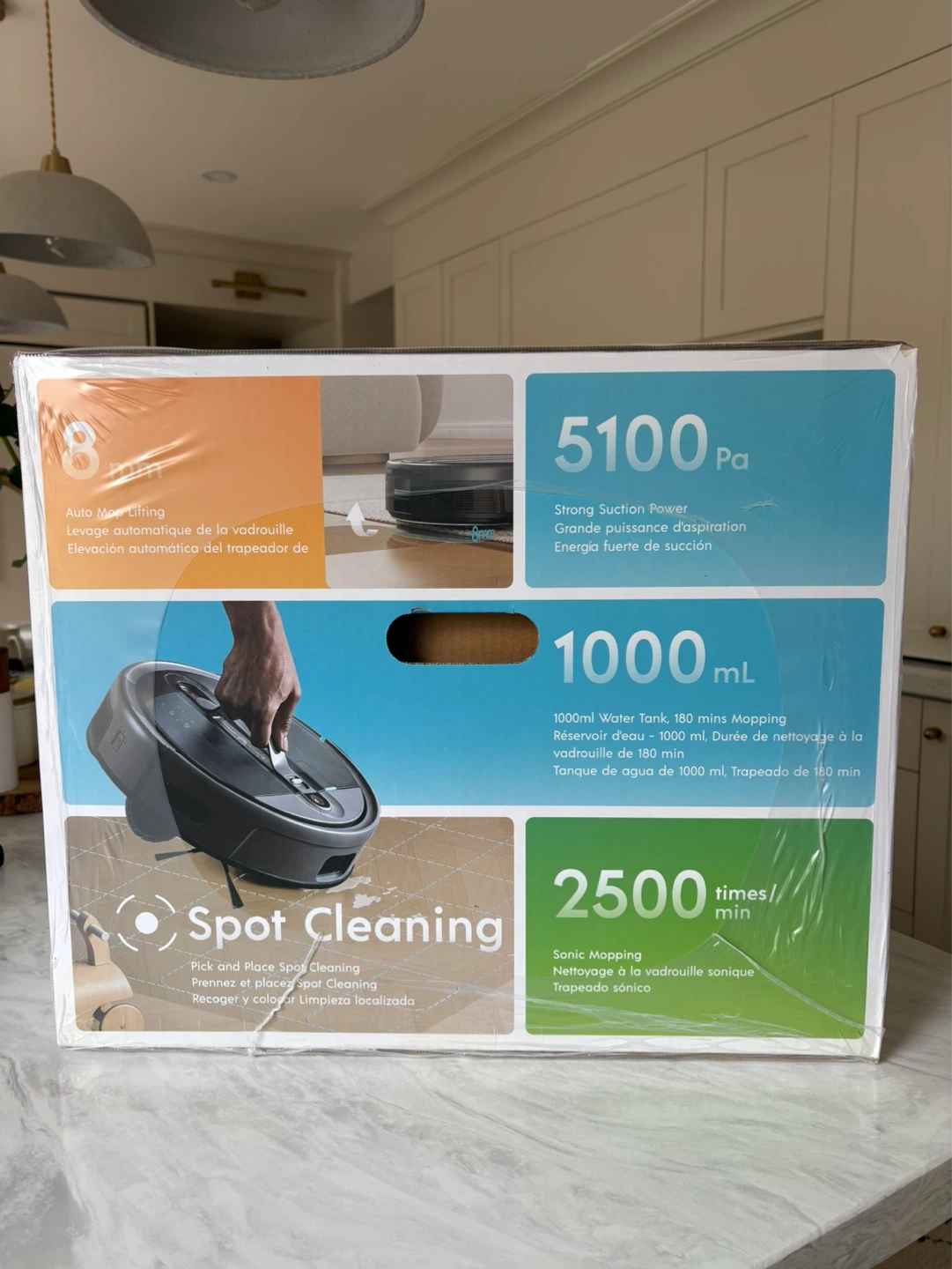 Yeedi Cube Pro Robot Vacuum and Mop with Auto-Cleaning Station - photo 2