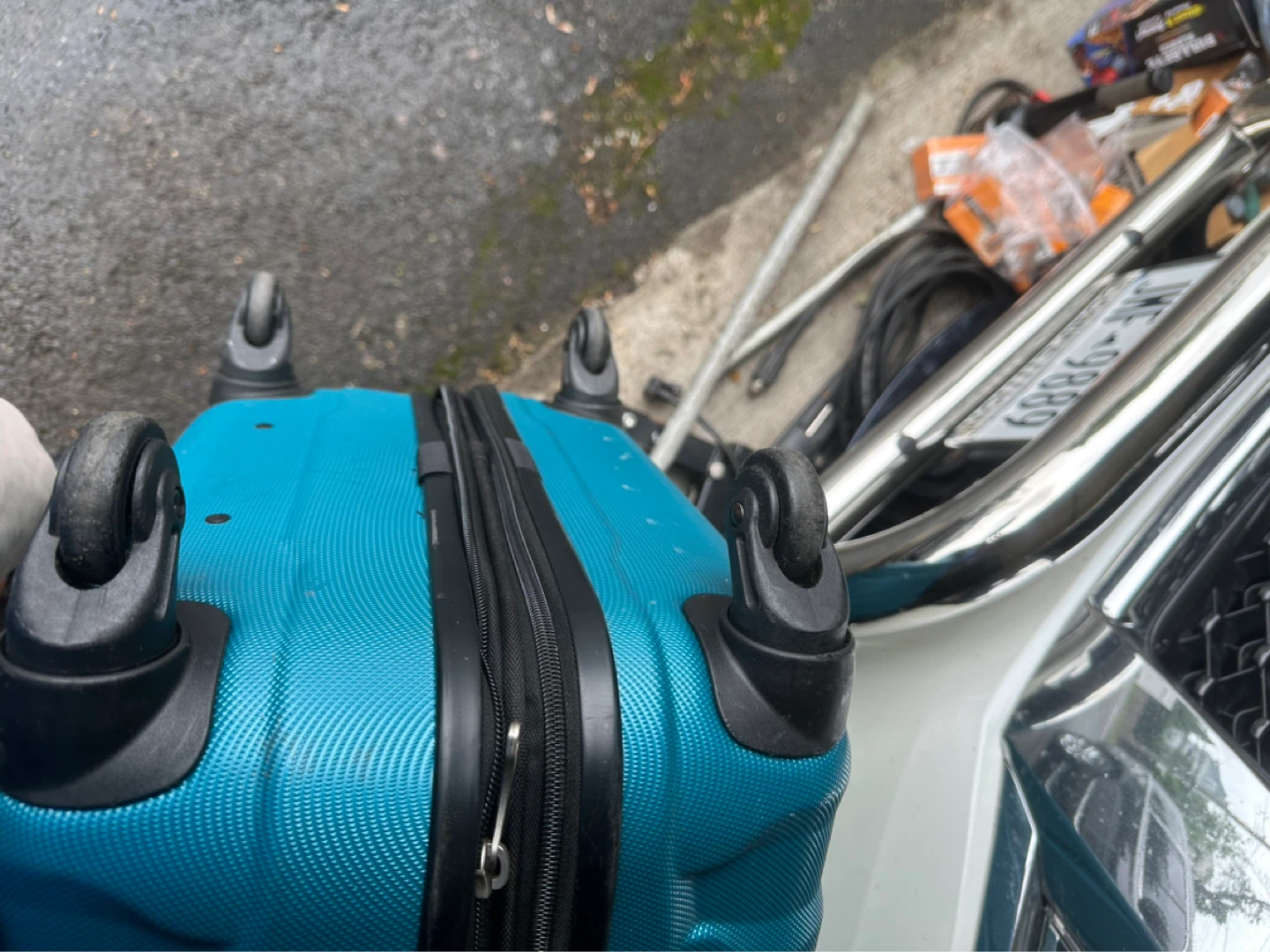 Samsonite Teal Hardside Spinner Luggage - photo 4