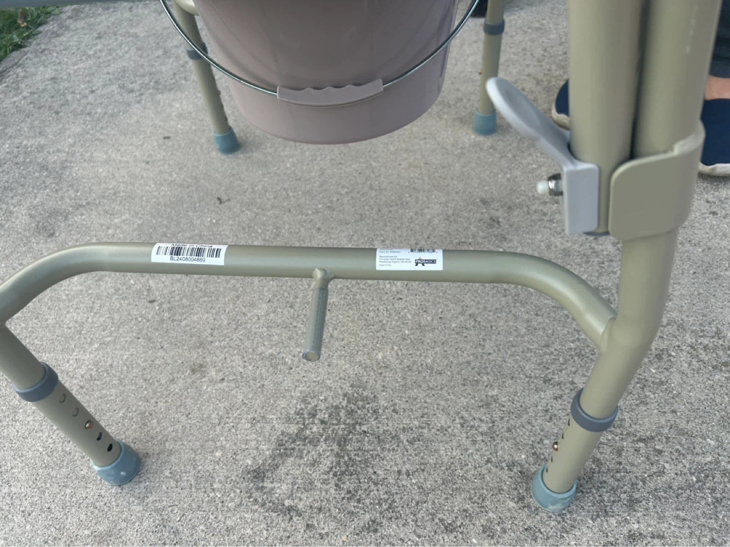 3-in-1 Commode Chair with Bucket - photo 2