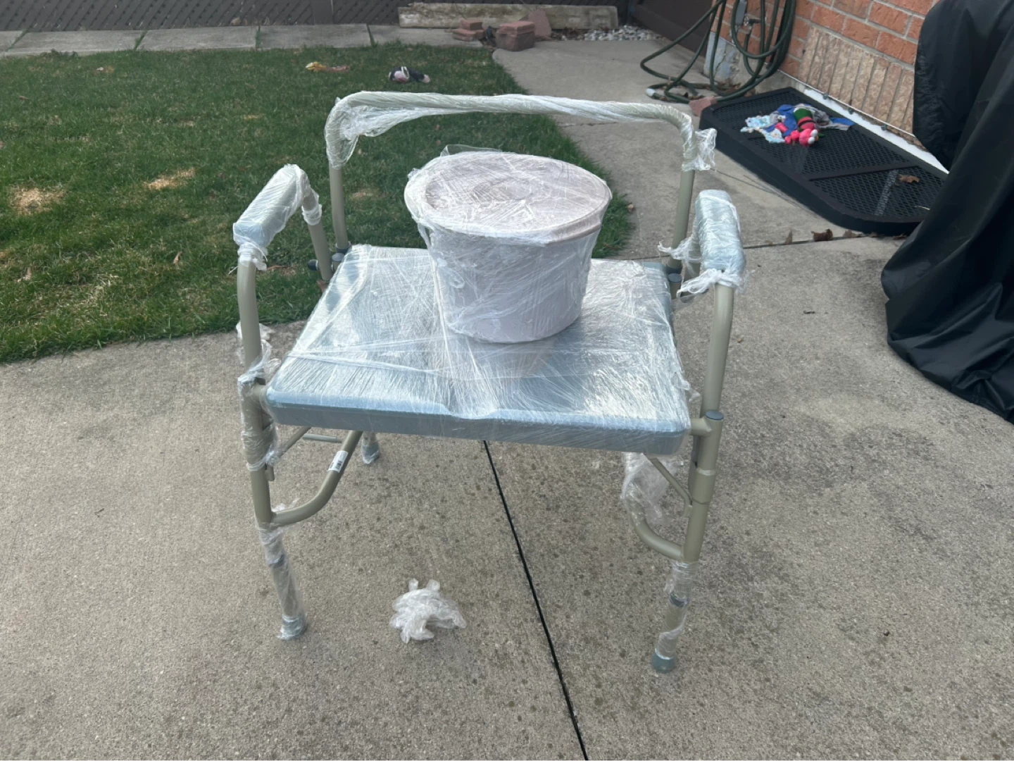 3-in-1 Commode Chair with Bucket - photo 5