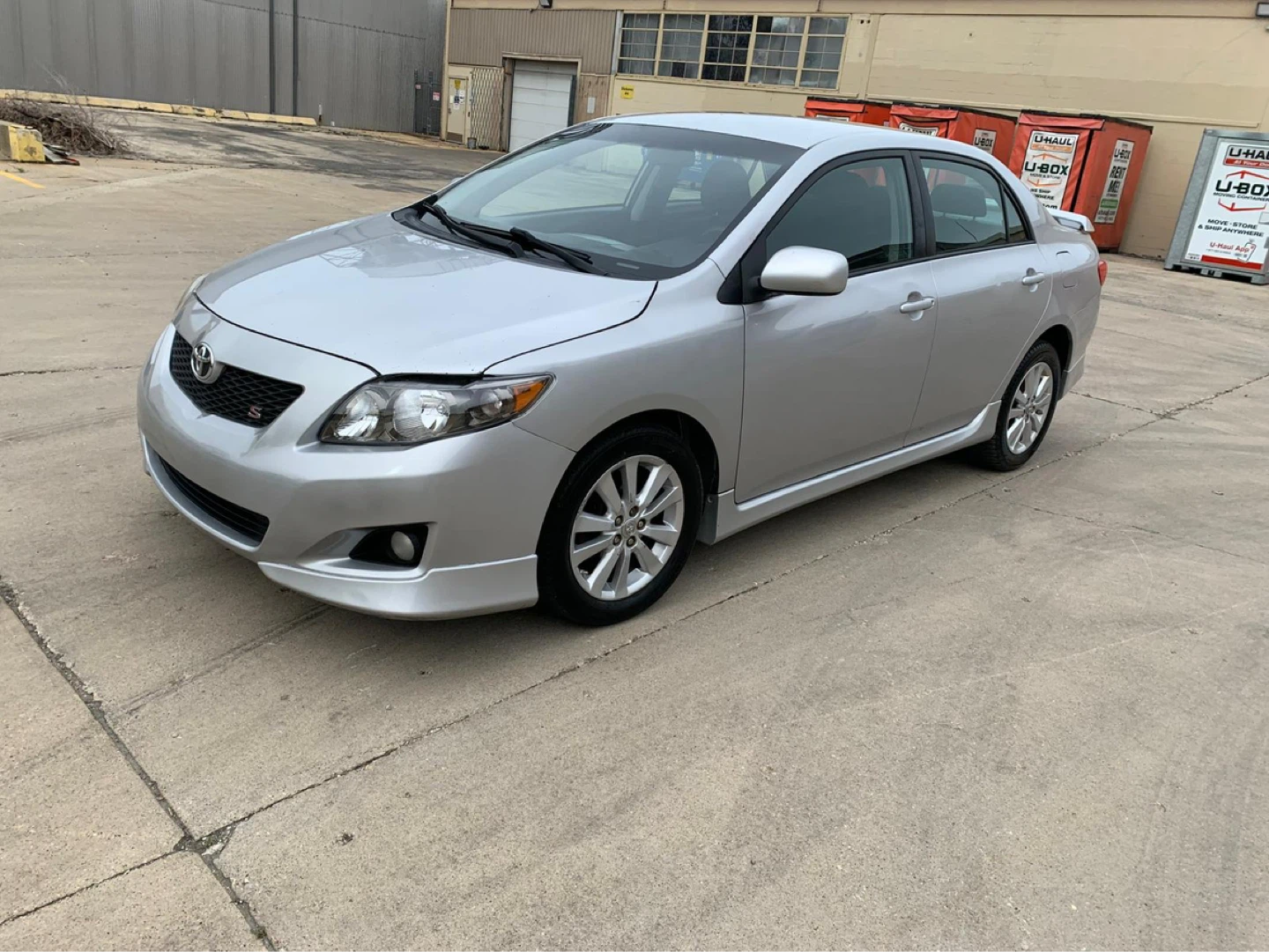 2010 Silver Toyota Corolla S Sedan