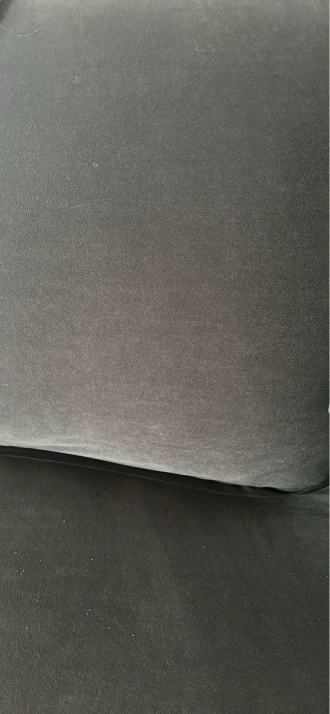 Curved Grey Sofa - photo 3