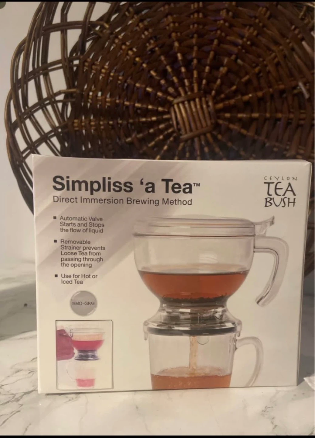 Simpliss 'a Tea' Direct Immersion Tea Brewer