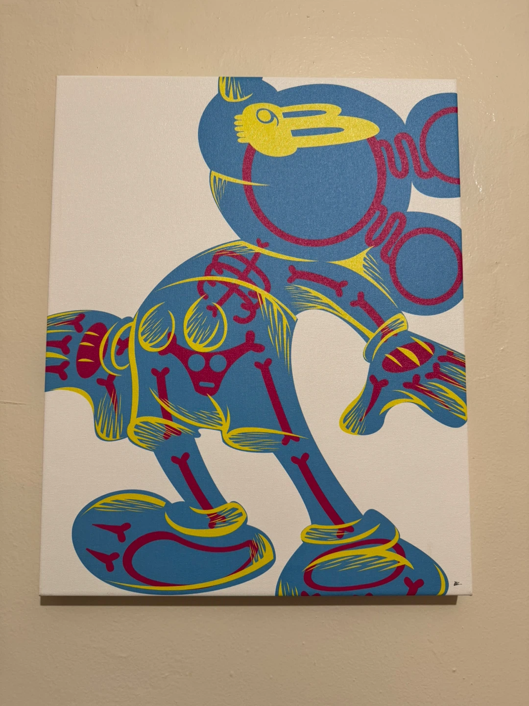 Mickey Mouse Anatomical Art Print