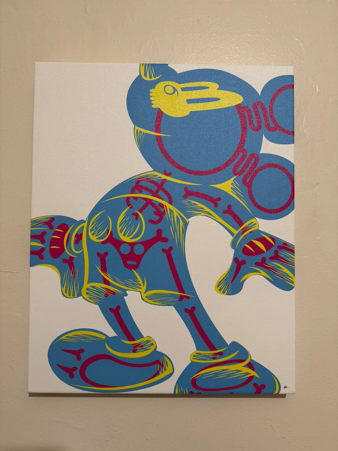 Mickey Mouse Anatomical Art Print - photo 3