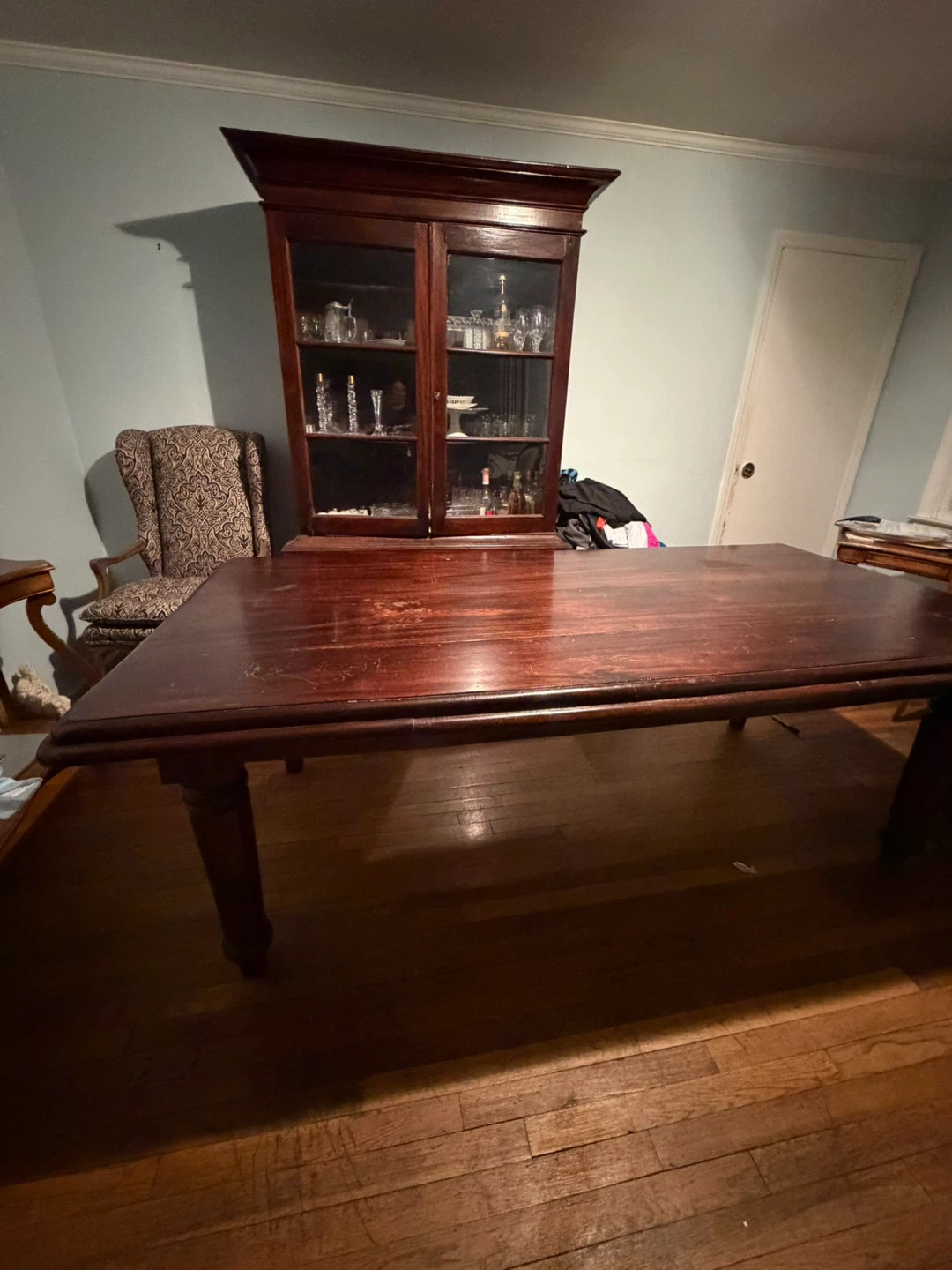 Large Wooden Dining Table
