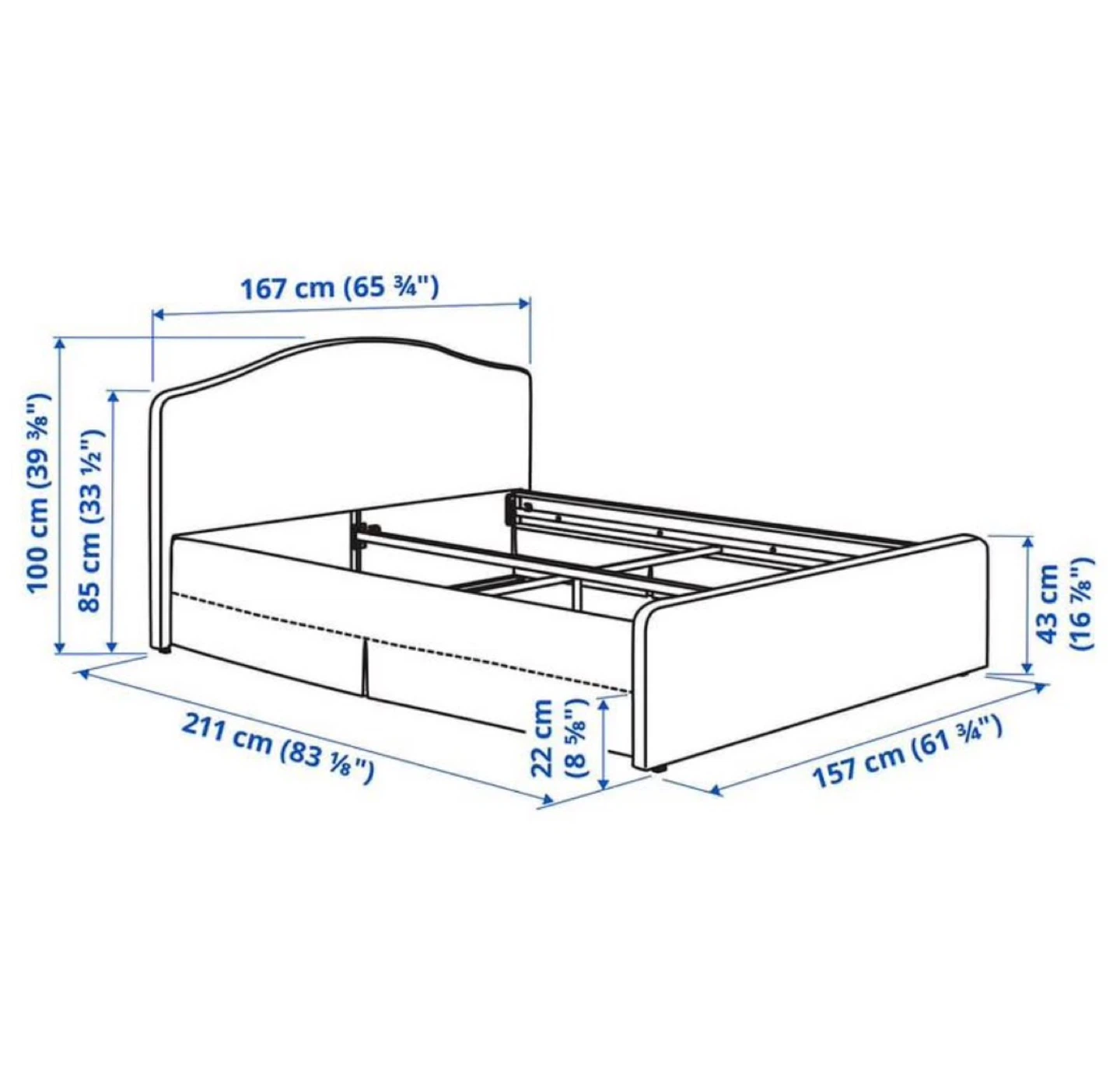 IKEA Bed Frame - Queen Size - photo 4