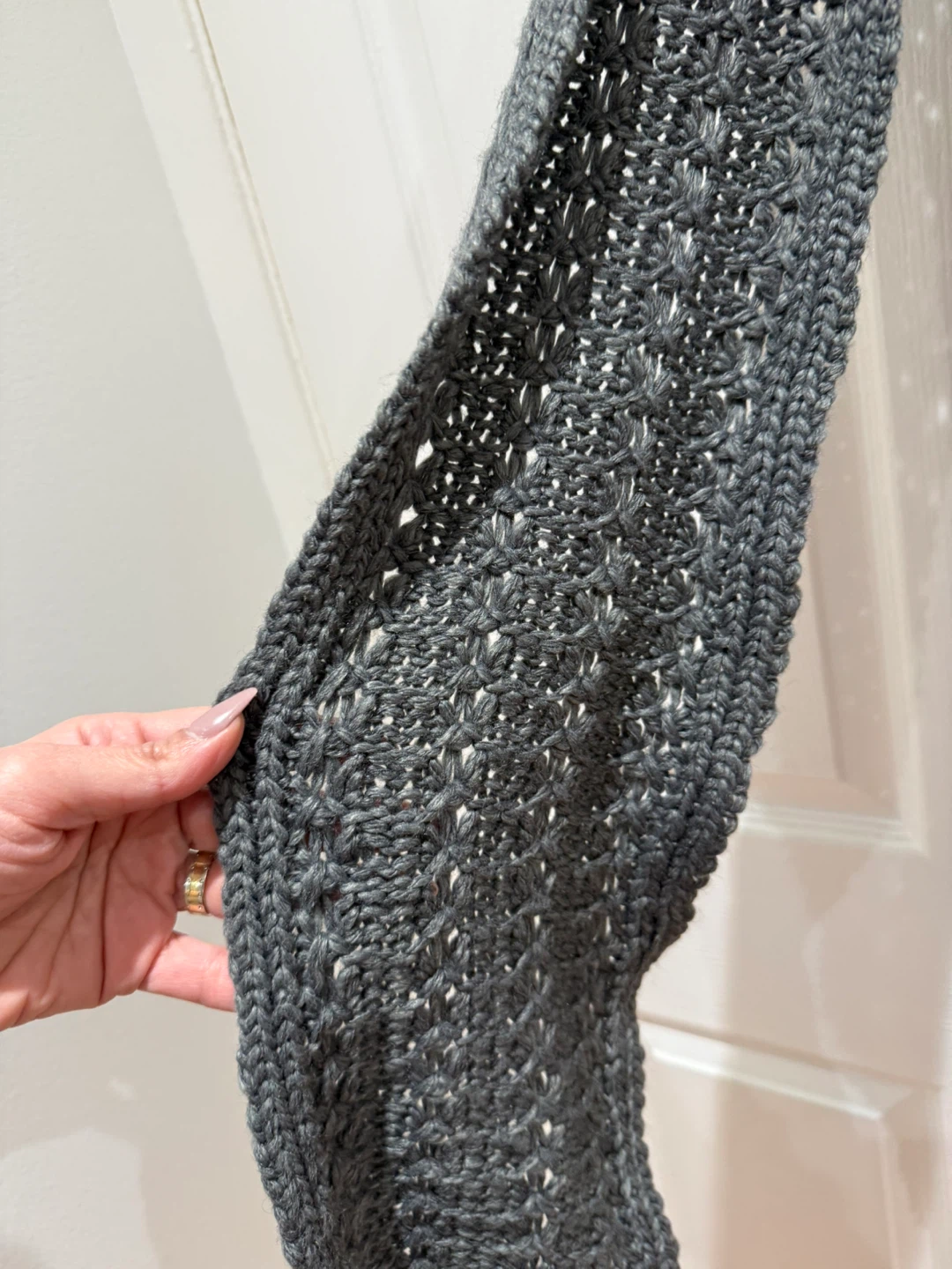 Grey scarf - photo 3