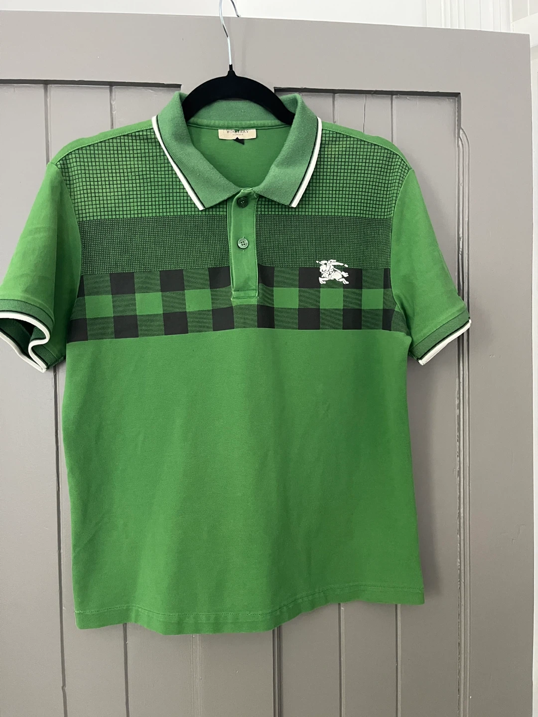 Green Plaid Polo Shirt (unisex)