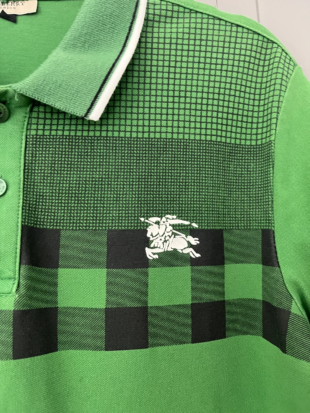 Green Plaid Polo Shirt (unisex) - photo 2