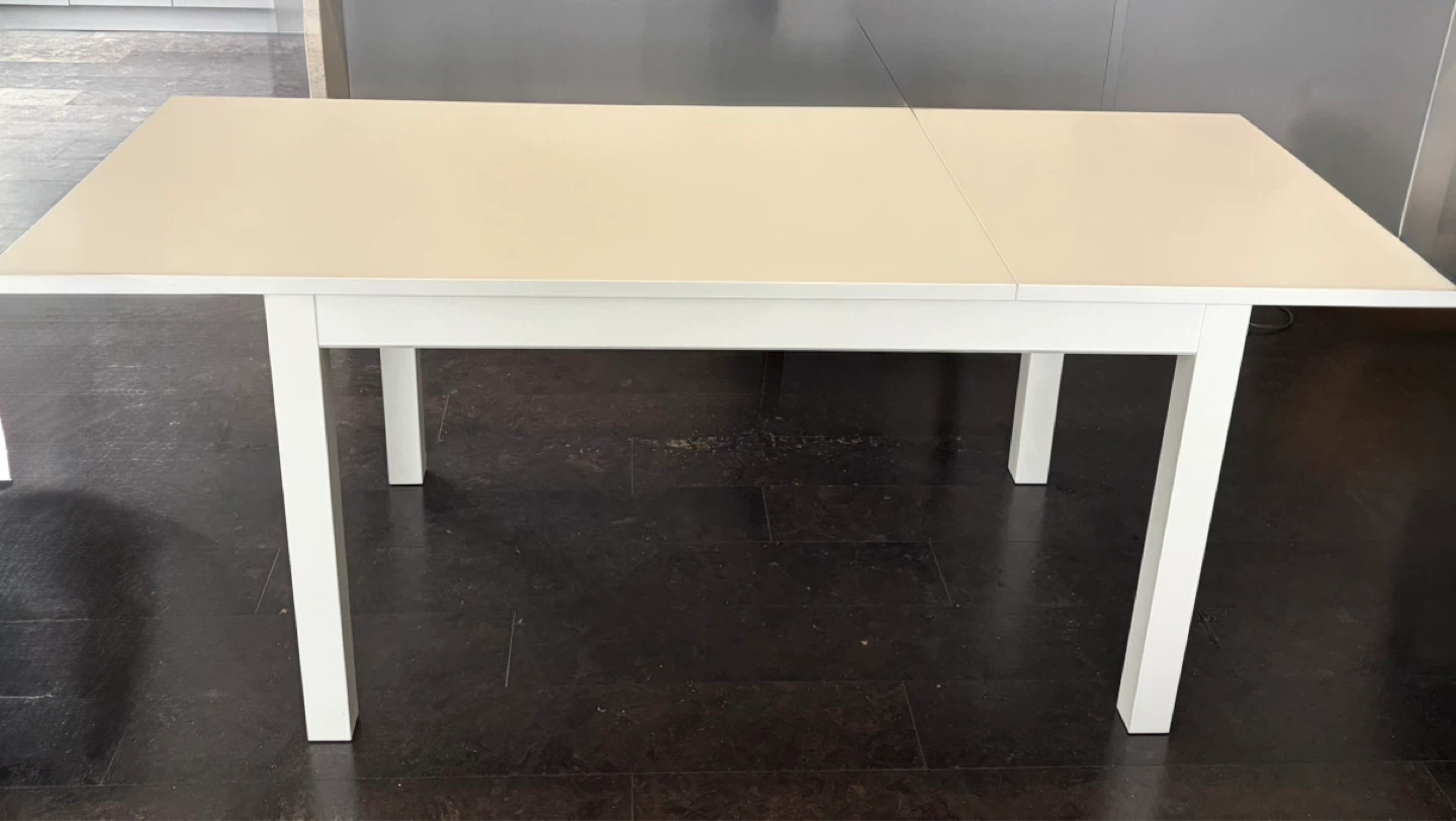 Extendable Dining Table - White - photo 5
