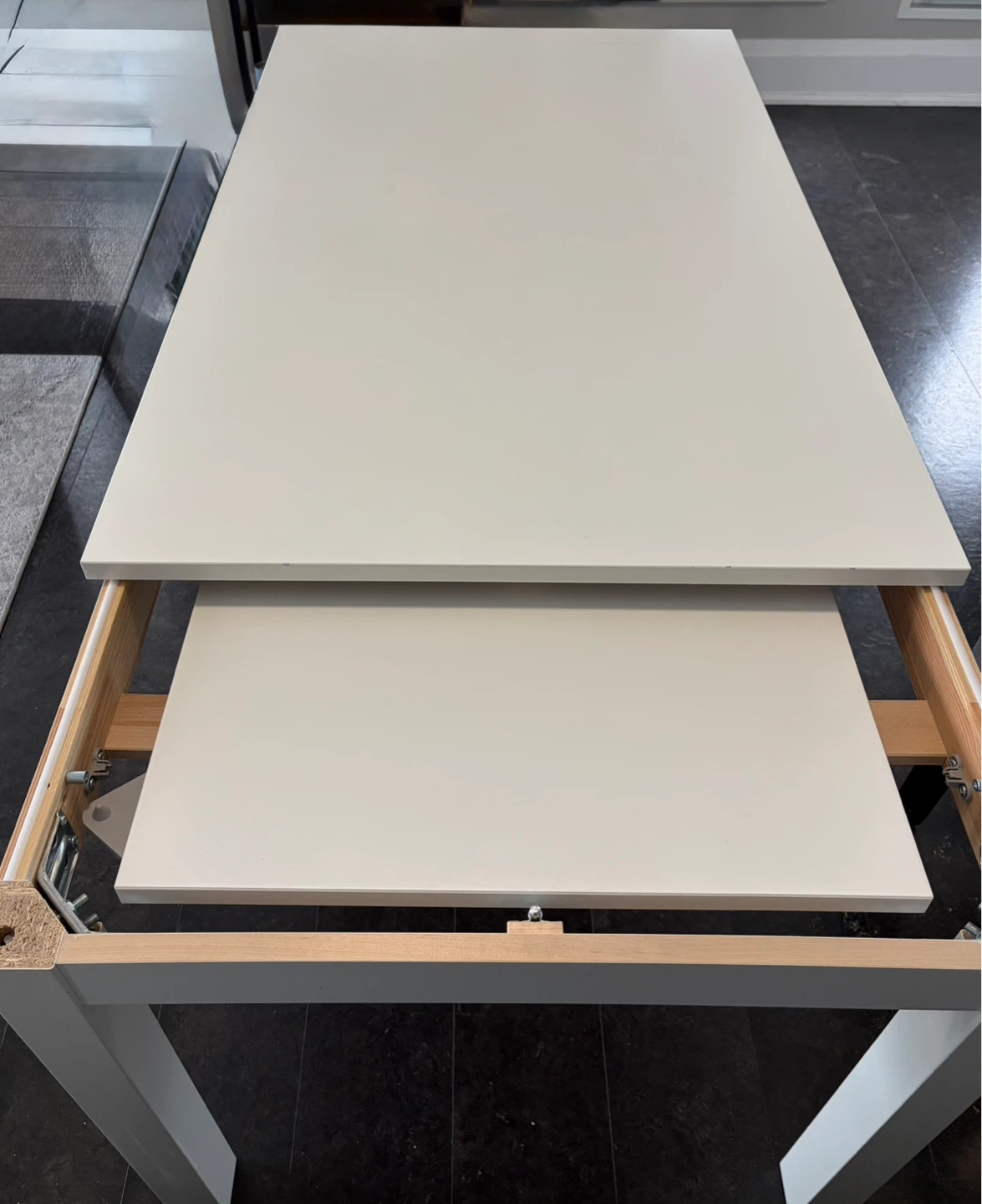 Extendable Dining Table - White - photo 2