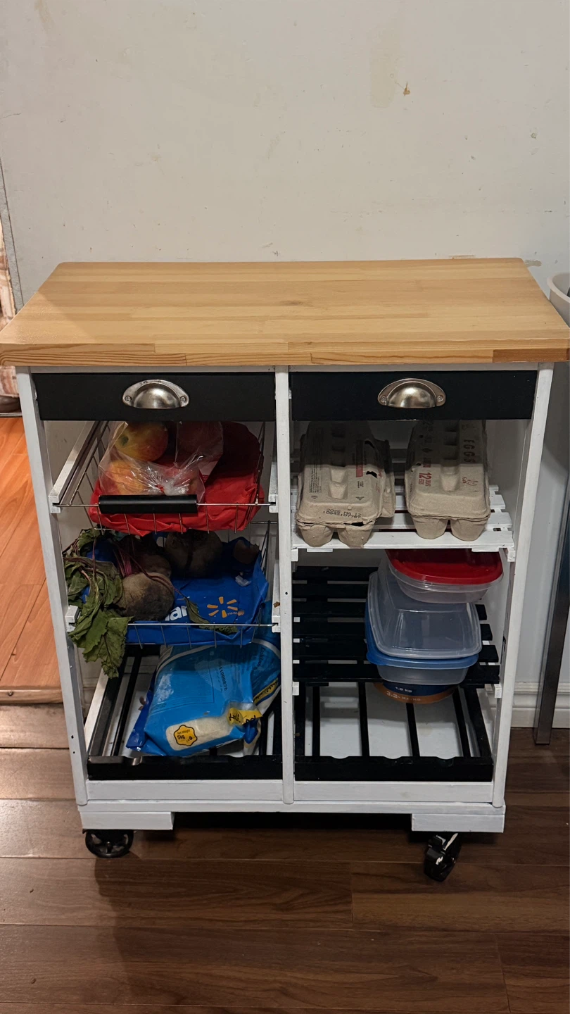Glass table and kitchen cart - photo 3