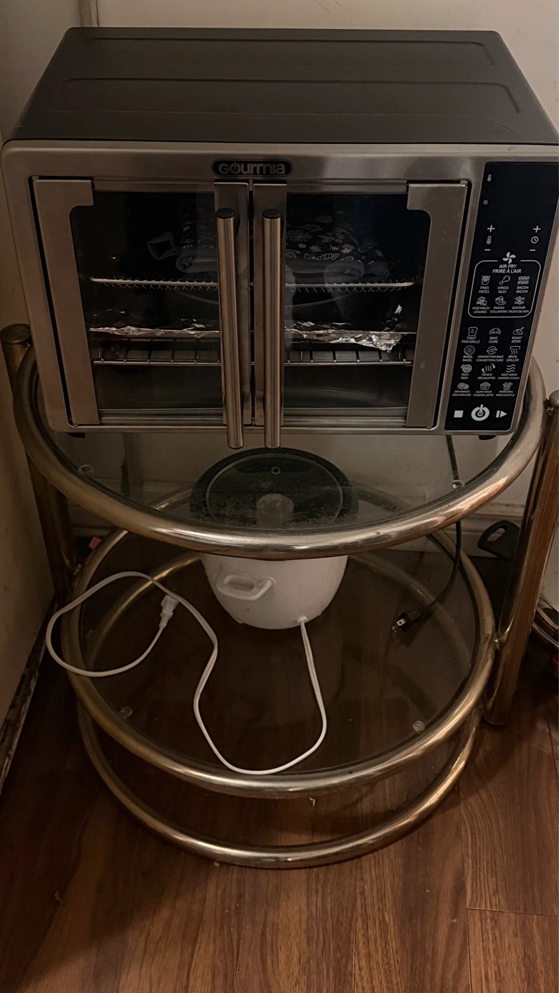 Glass table and kitchen cart - photo 4