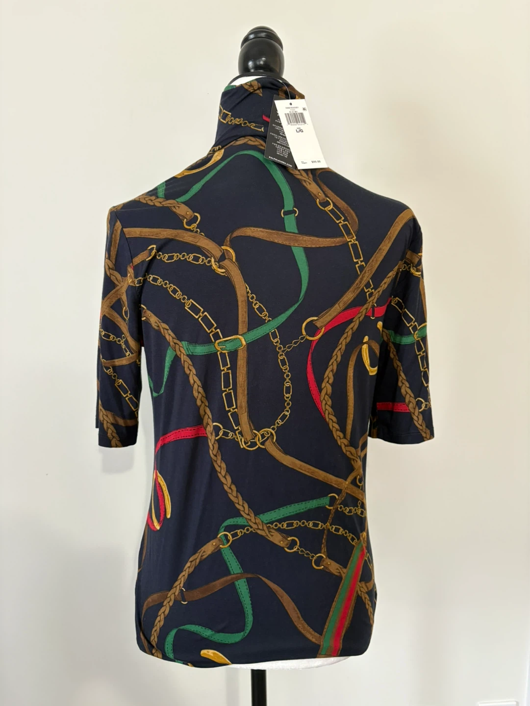L - NEW! Ralph Lauren Mock Neck Top - photo 3