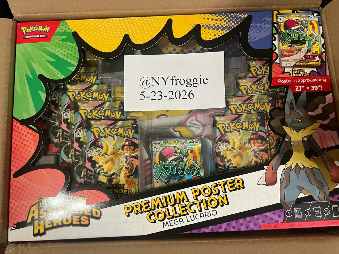 Pokemon TCG ME2.5 ASC Ascended Heroes Poster Collection - photo 2