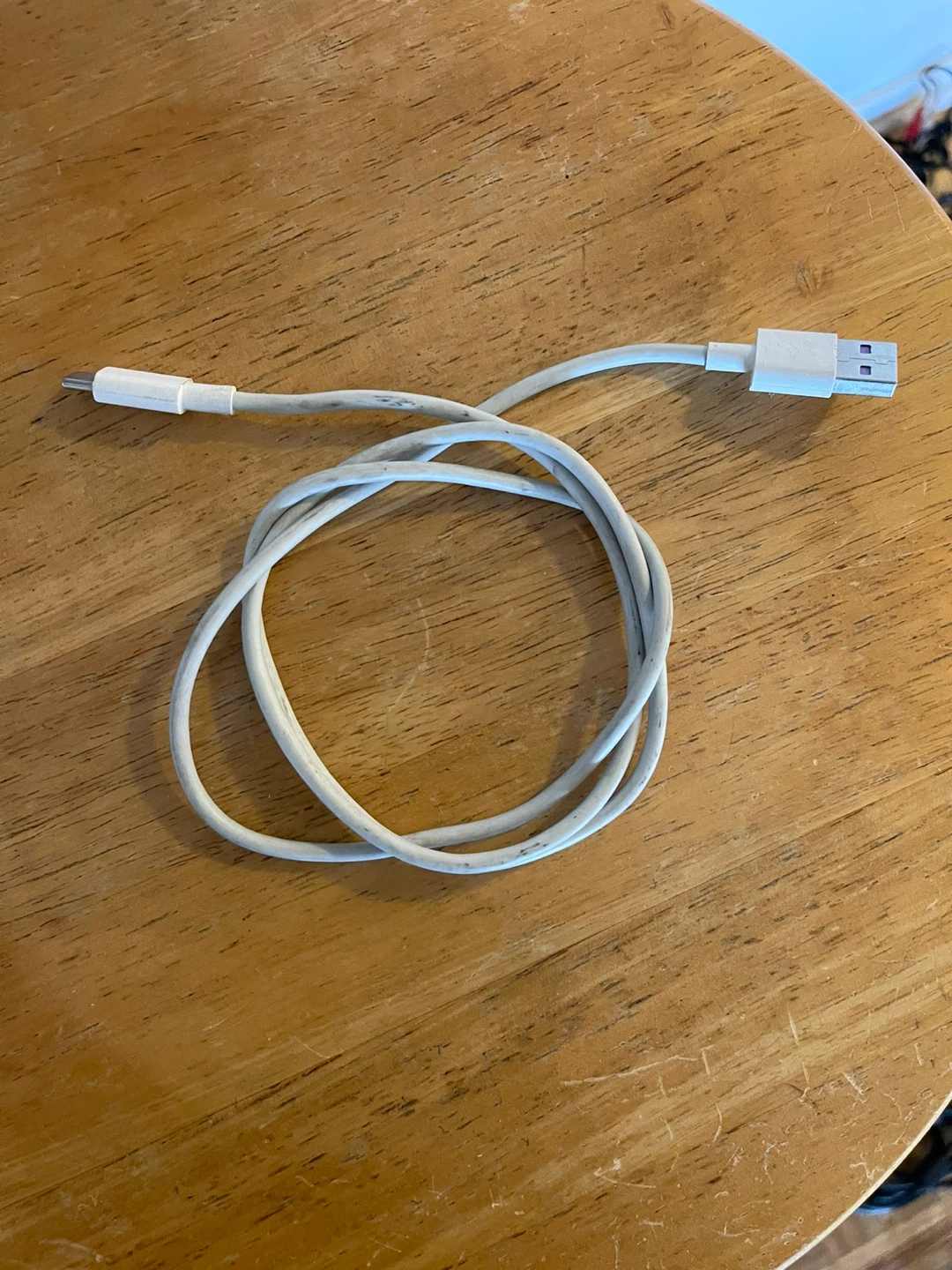 White USB-C Charging Cable