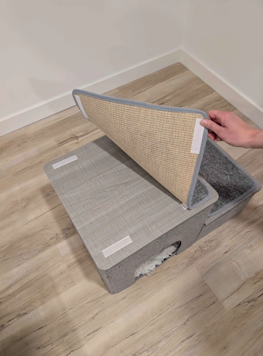 Grey Dog Stairs with Storage - photo 3