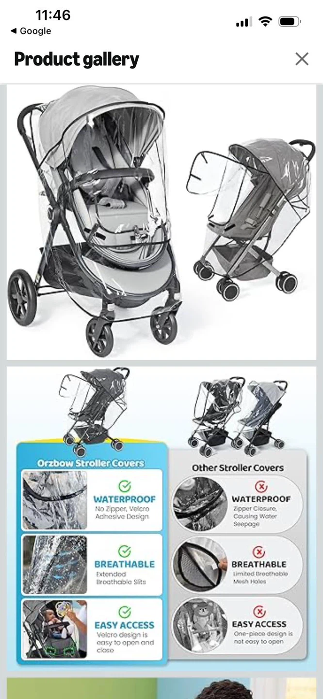 Orzbow Stroller Rain Cover