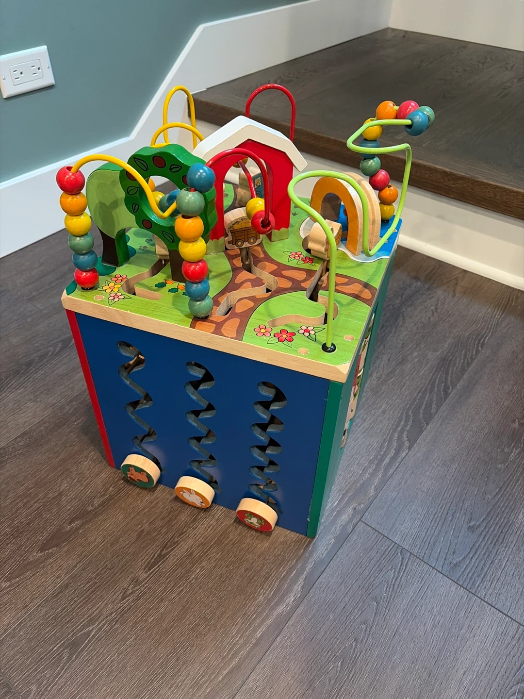Wooden Activity Cube Toy - photo 2