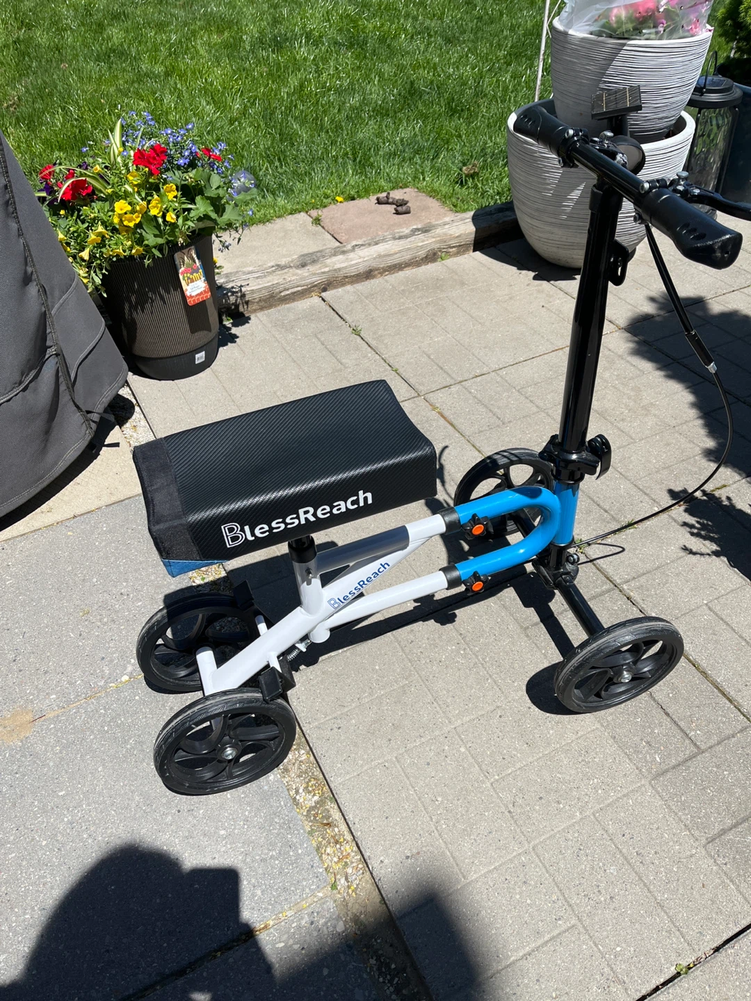BlessReach Knee Scooter Walker