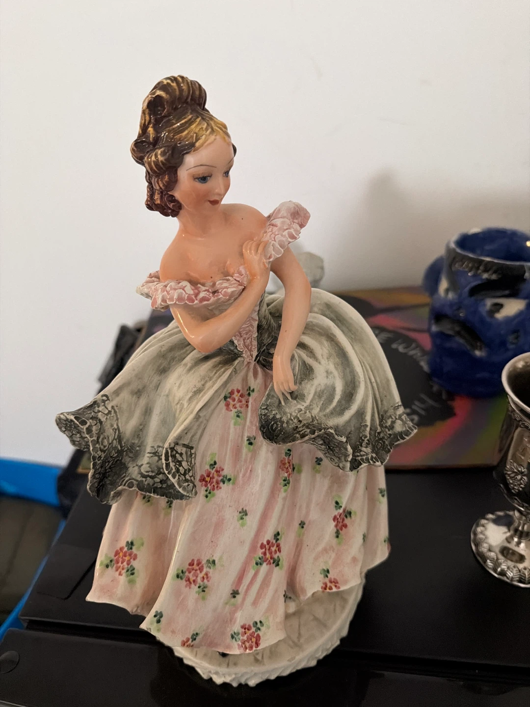 Figurine of a Woman in a Ballgown
