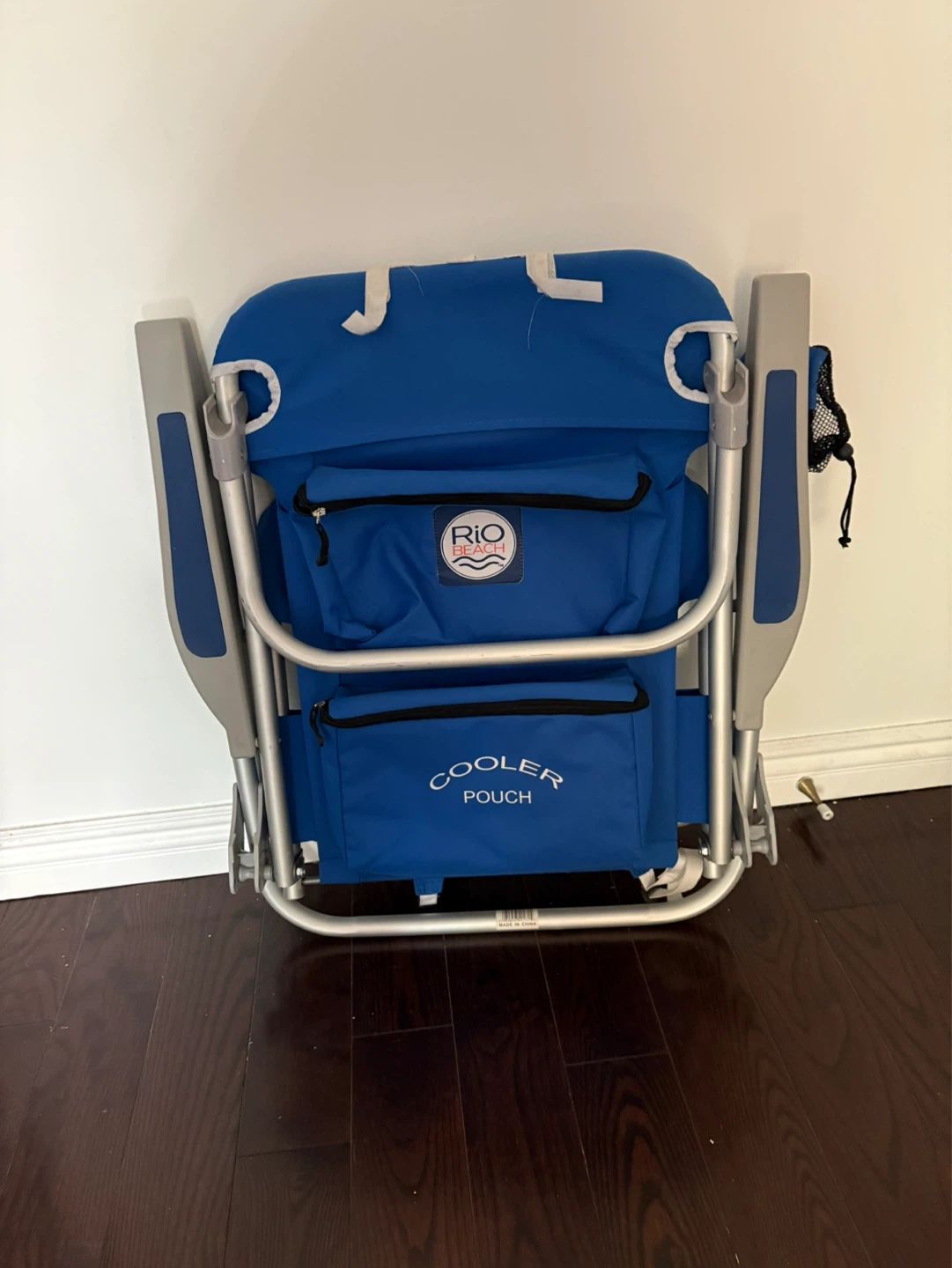 Rio Brands Blue Beach Chair with Cooler Pouch - photo 3