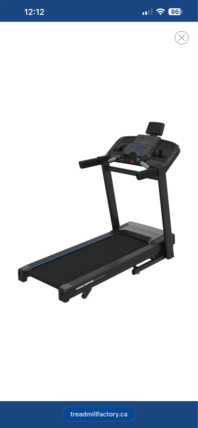Horizon Fitness T101 Treadmill - photo 2