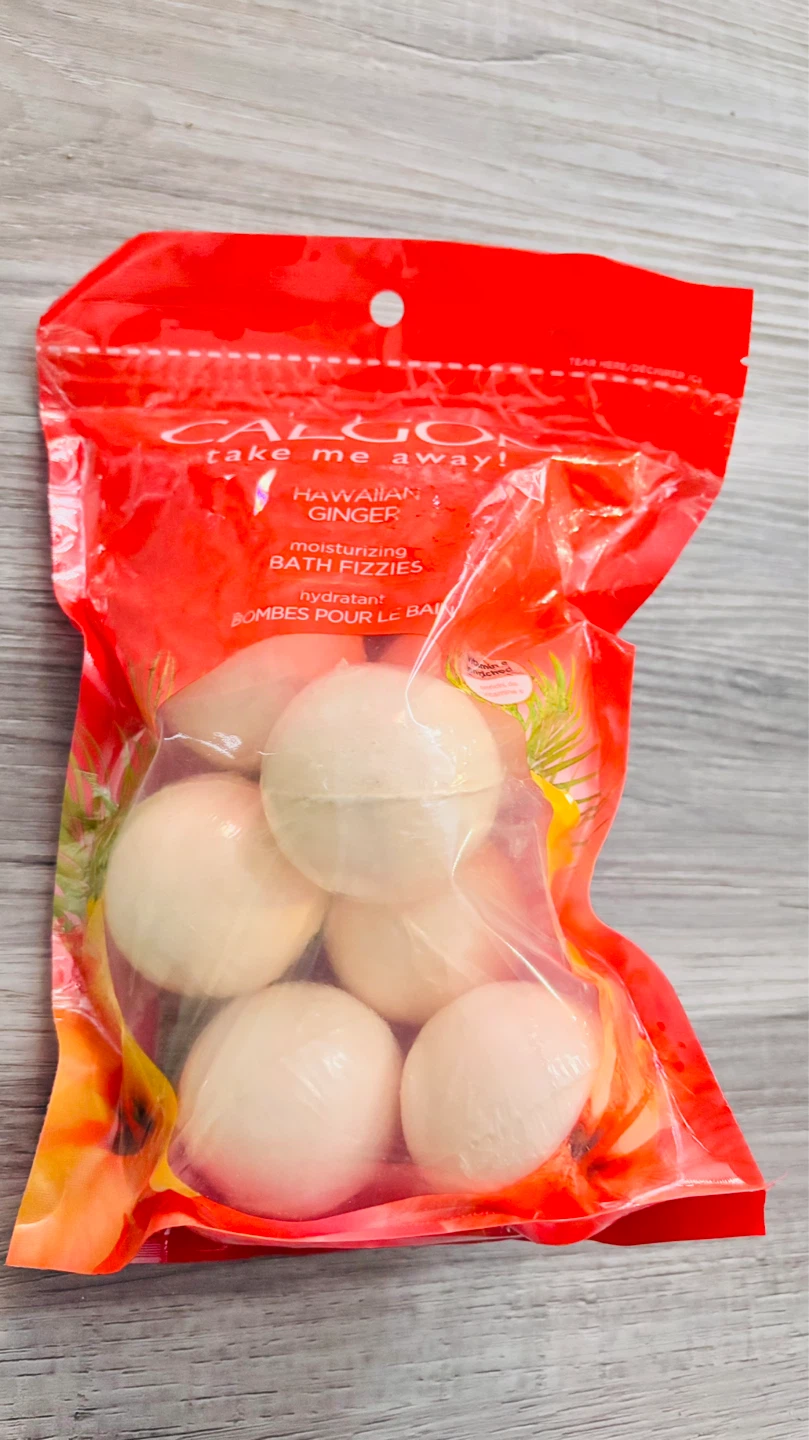 Calgon Hawaiian Ginger Moisturizing Bath Fizzes