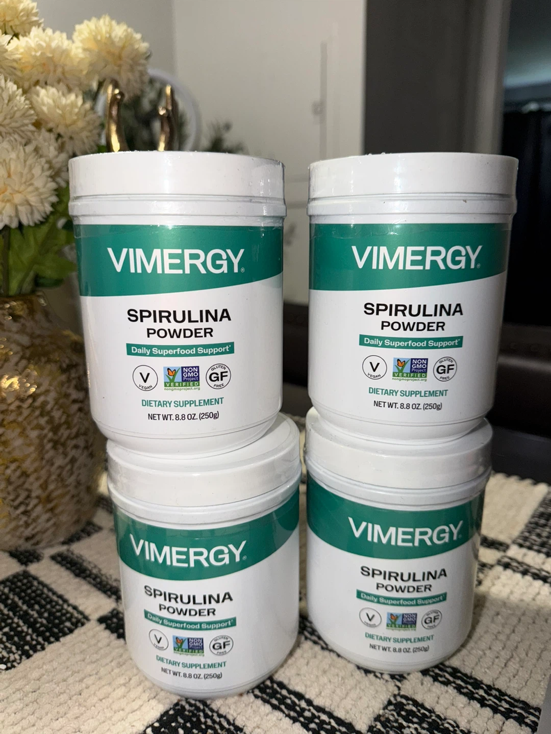 Vimergy Spirulina Powder (4 x 8.8 oz / 250g)