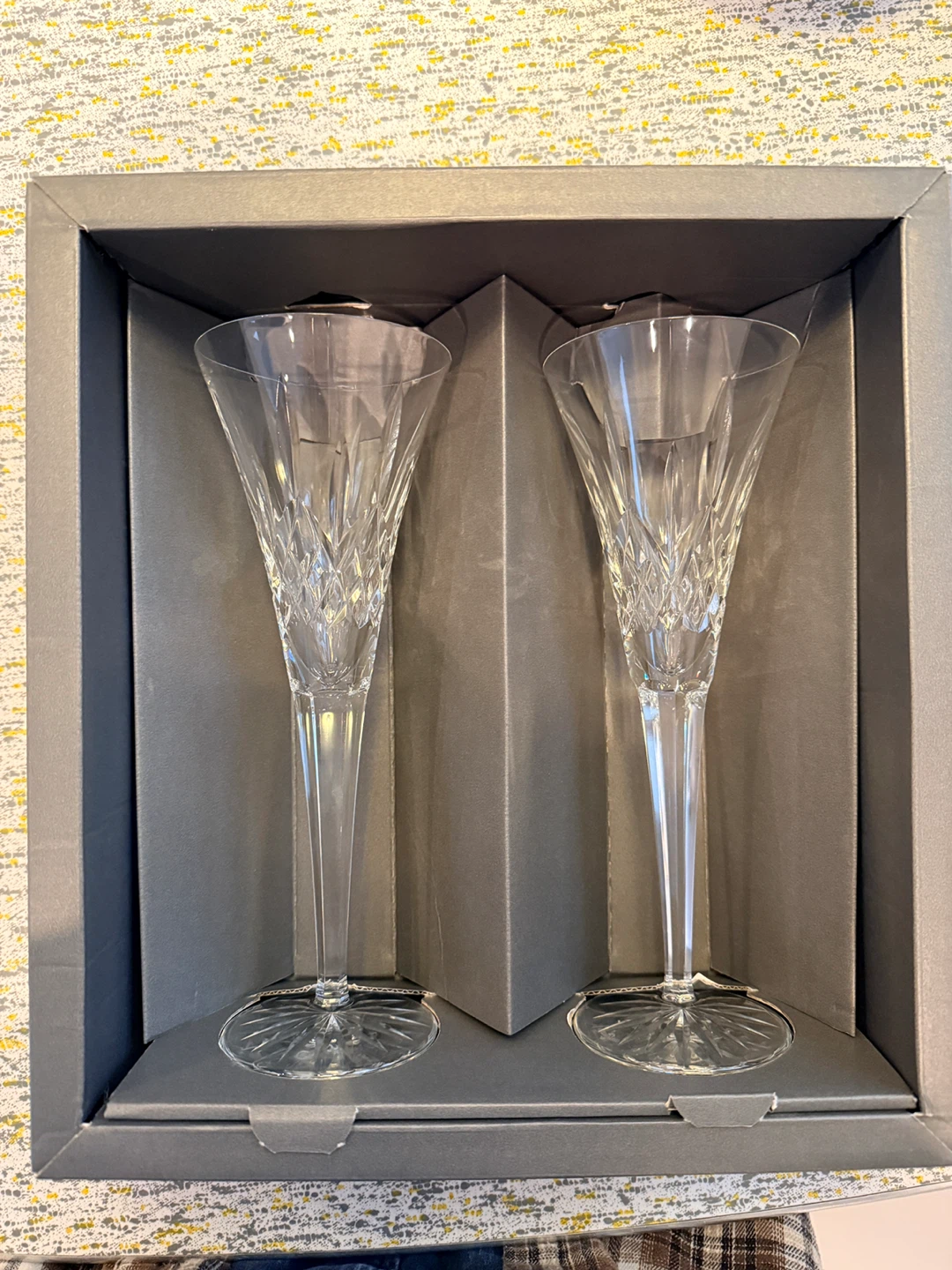 Waterford Lismore Toasting Flutes - Pair - photo 2