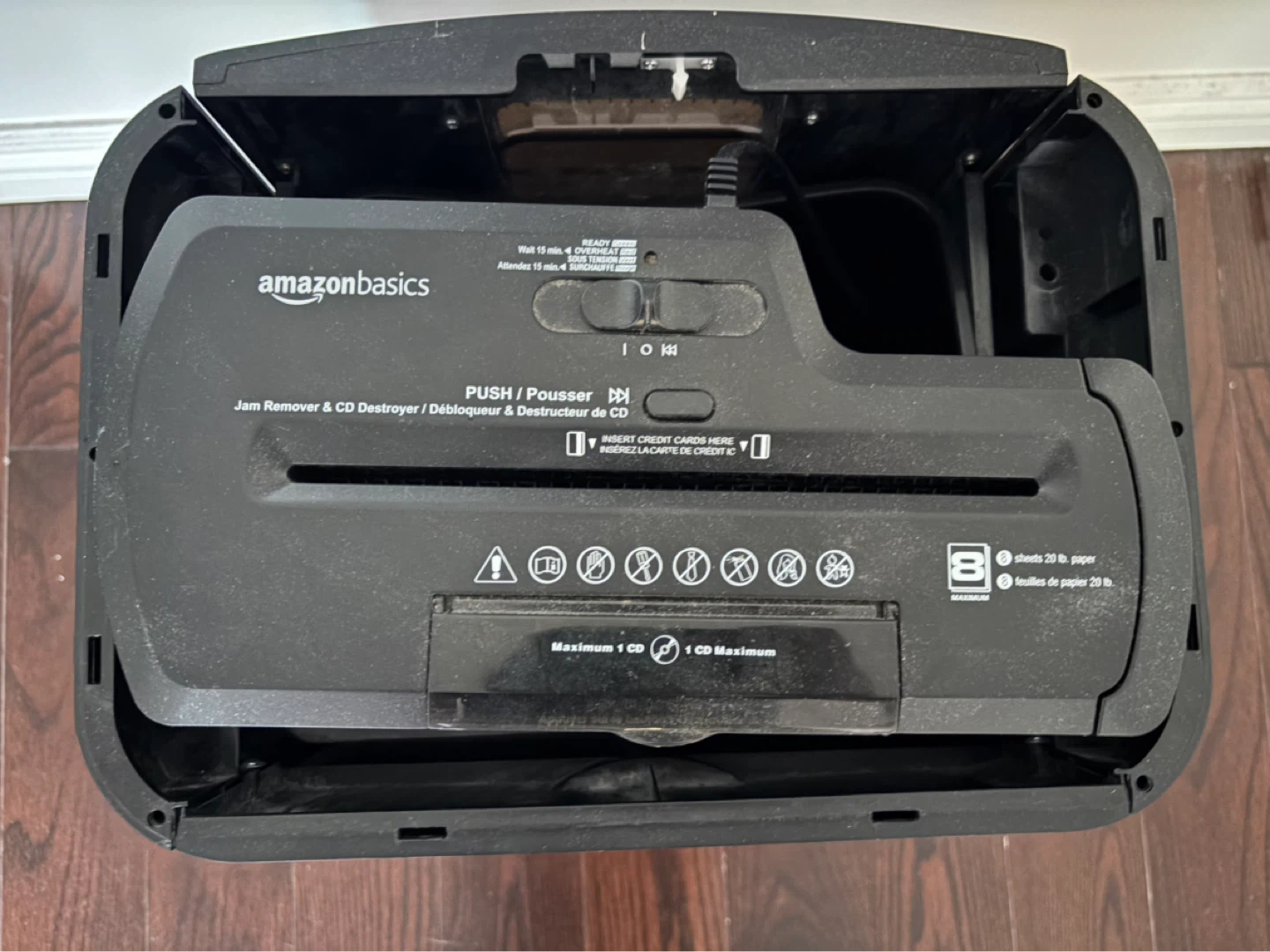 AmazonBasics Jam Remover & CD Destroyer Shredder