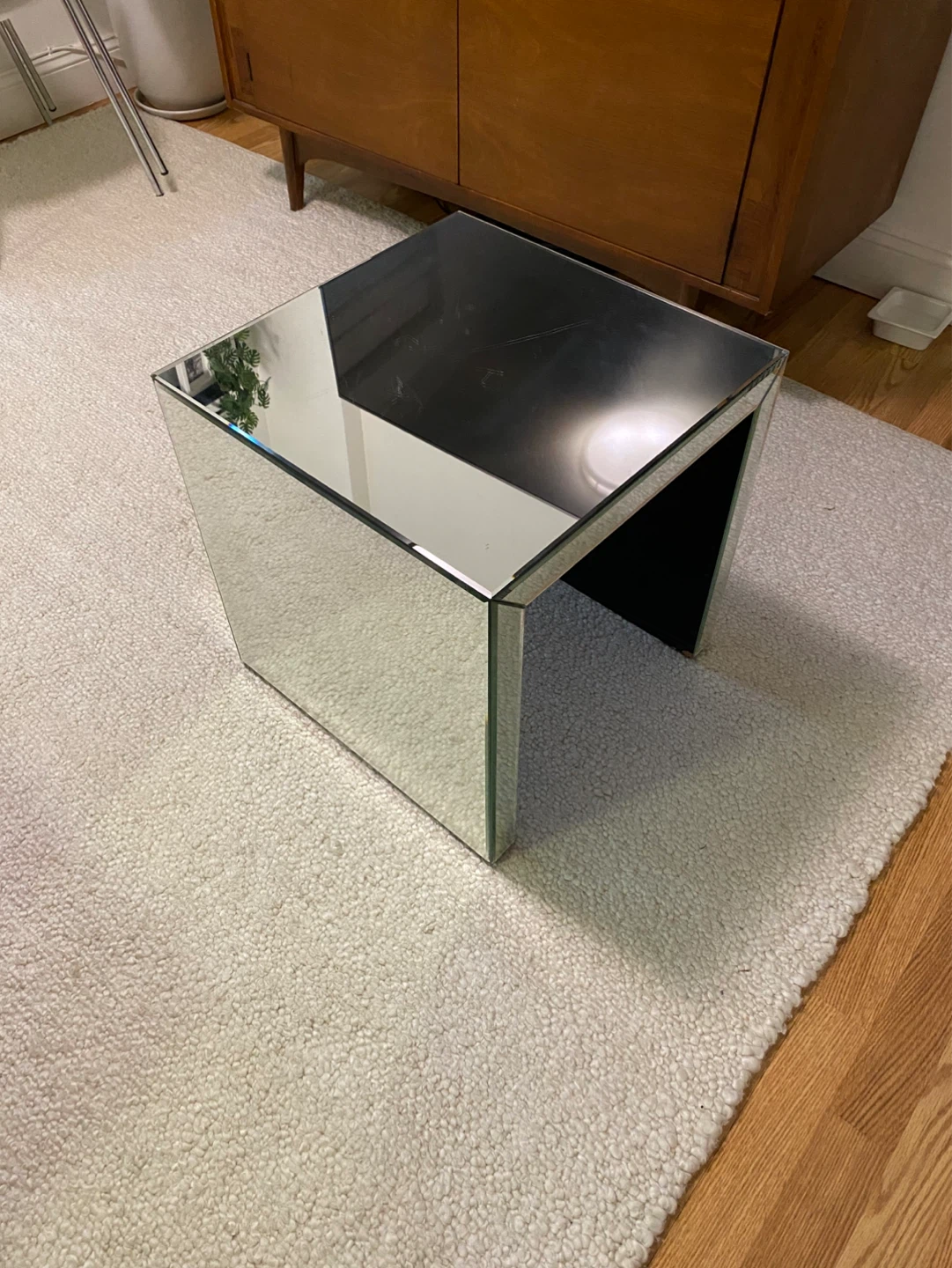 Mirrored End Table - photo 2
