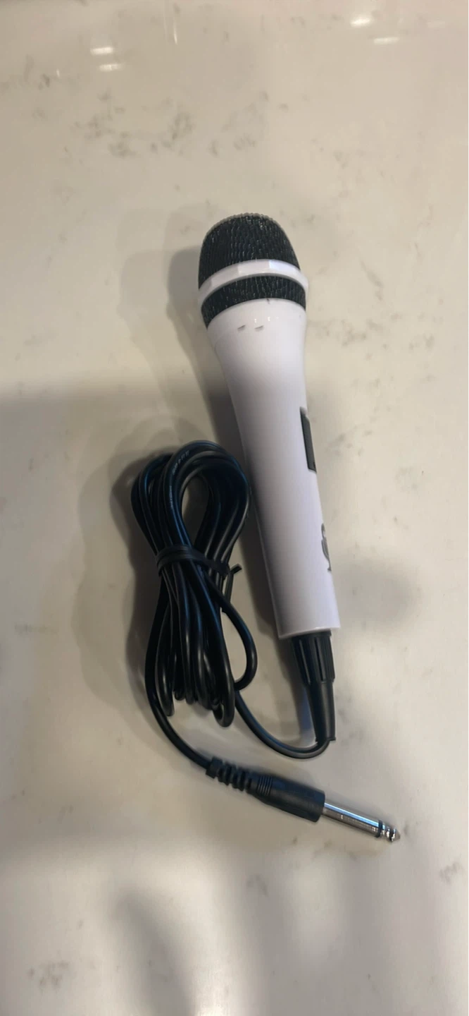 3 Microphones with Cables - White, Black, Pink - photo 4