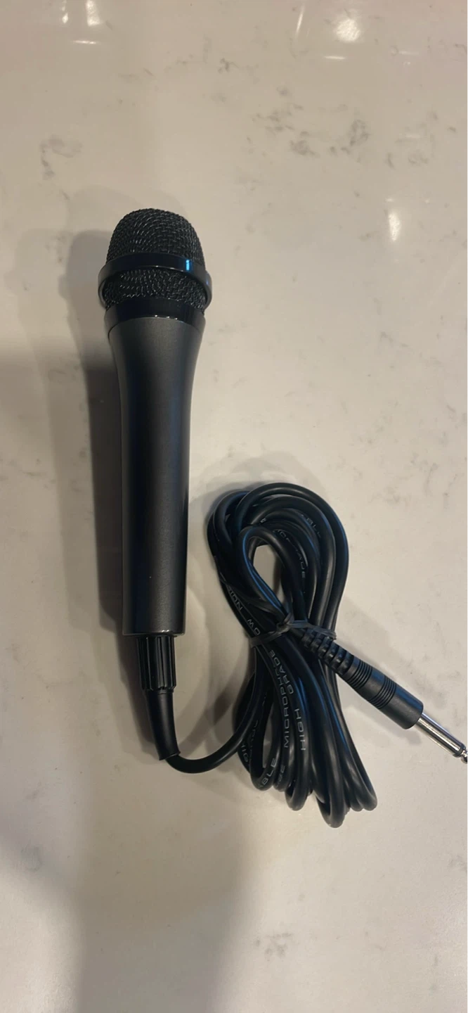 3 Microphones with Cables - White, Black, Pink - photo 2