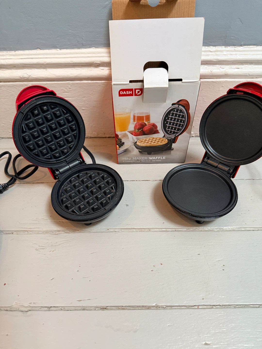 Dash Mini Waffle Maker and Pancake Maker (Set of 2) - photo 2