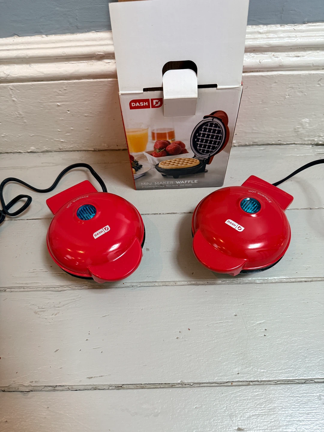 Dash Mini Waffle Maker and Pancake Maker (Set of 2)