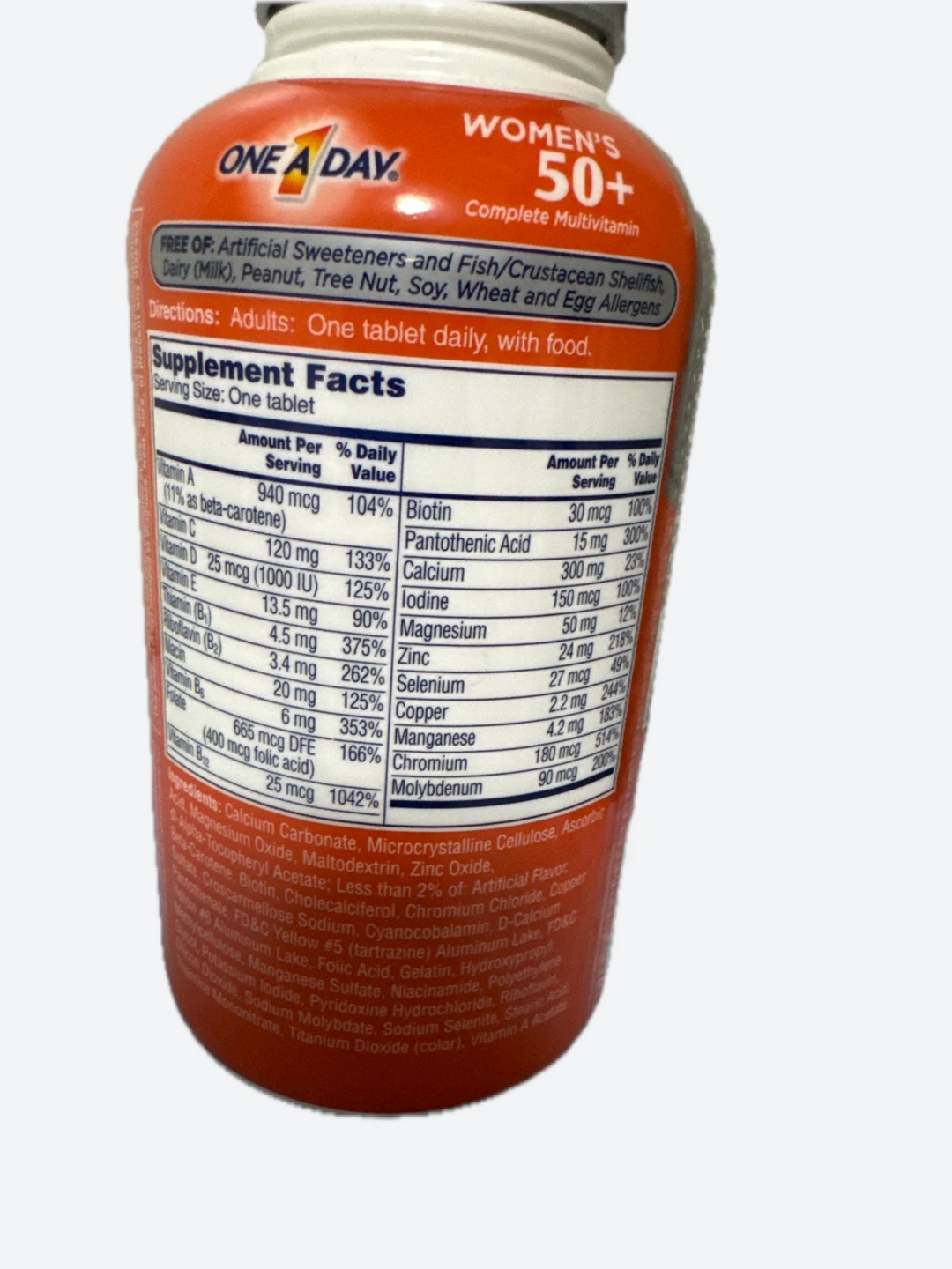 One A Day Women's 50+ Complete Multivitamin - 300 Tablets