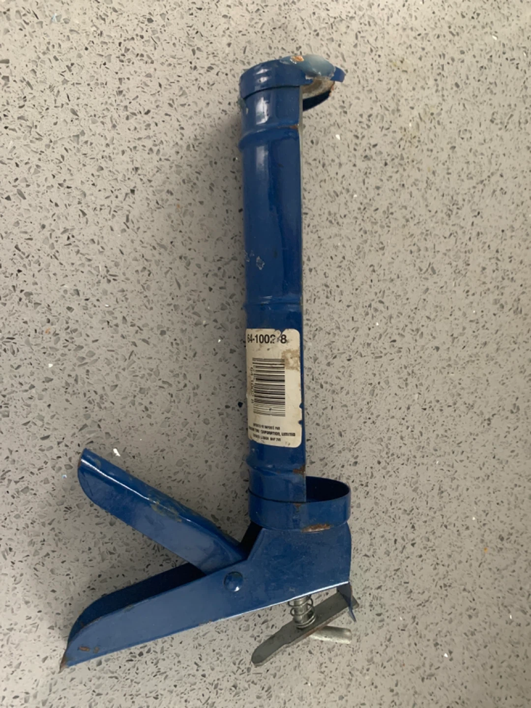 Blue Metal Caulk Gun