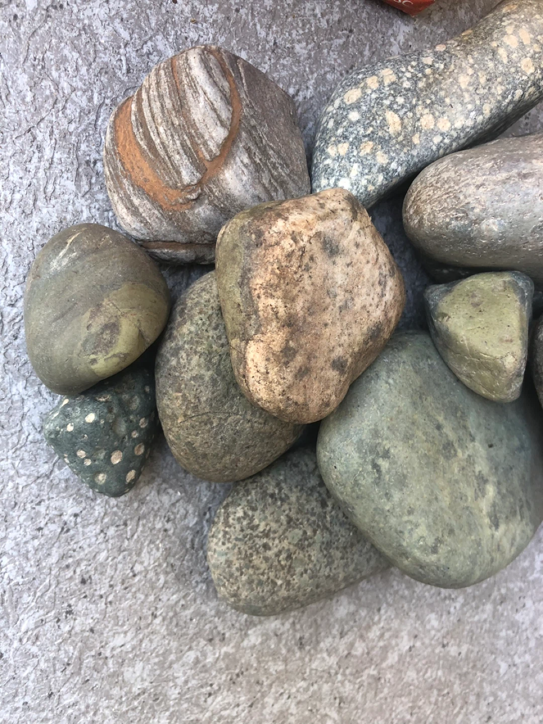 Assorted Decorative Unknown River Stones