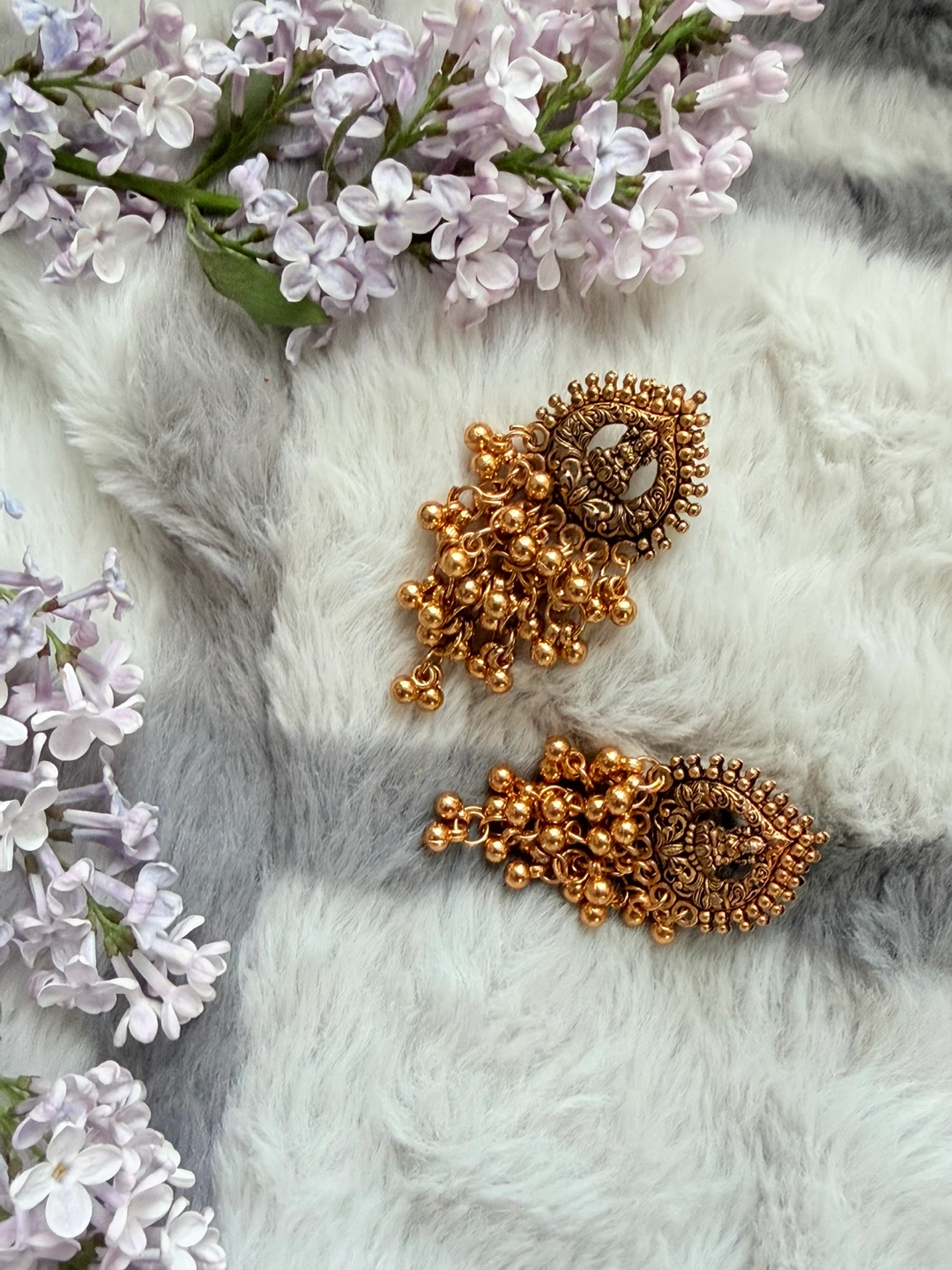 Gold Tone Dangle Earrings - photo 2