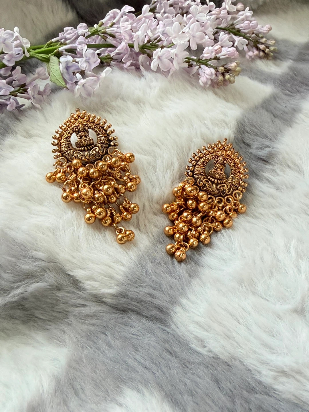 Gold Tone Dangle Earrings - photo 3